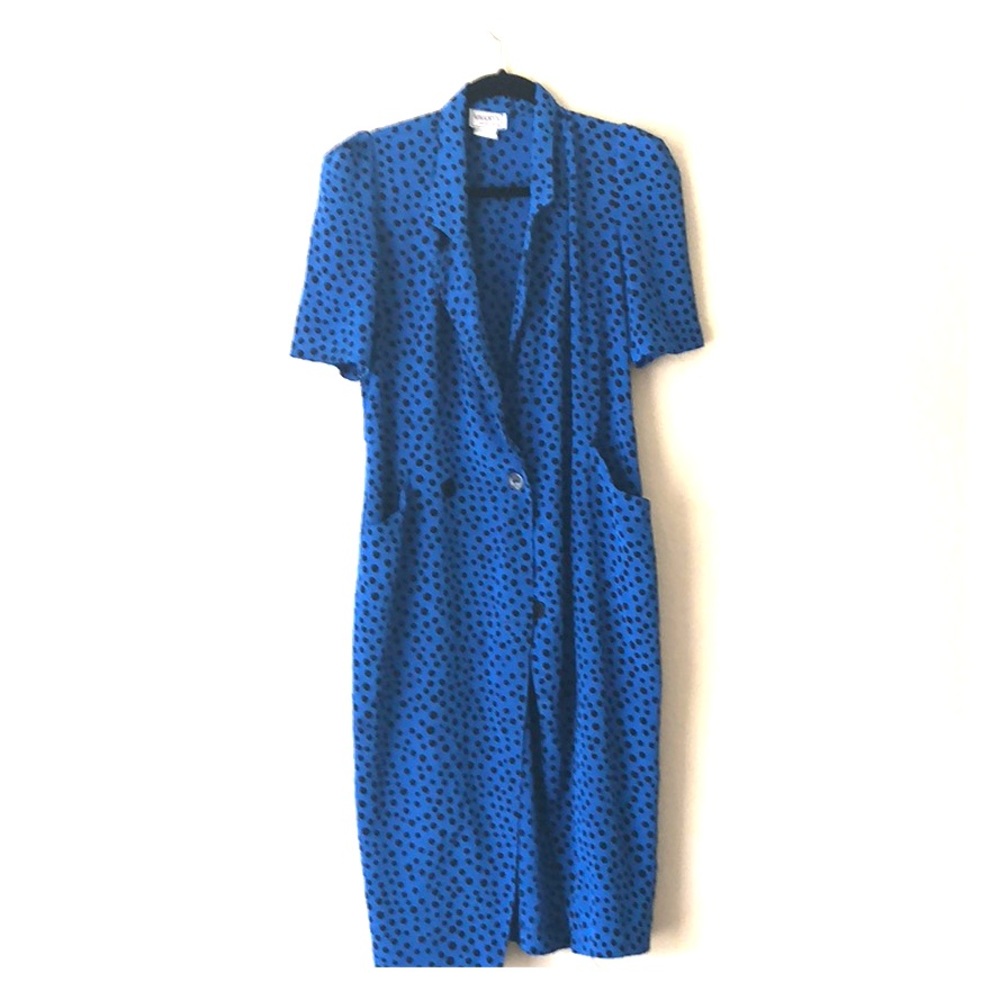 Vintage 90s 9 to 5 Betty Rubble Slit Dress